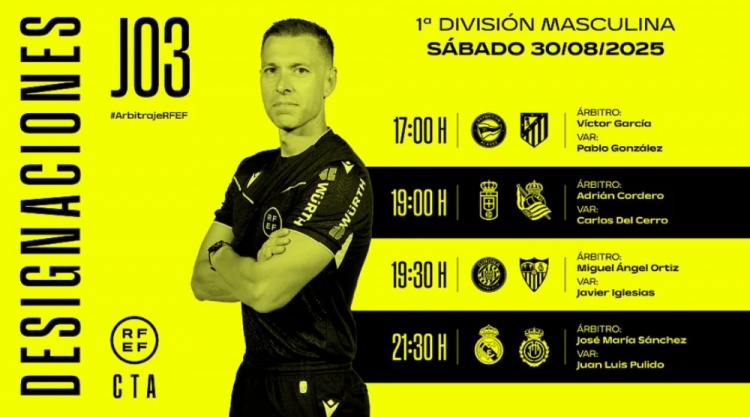 pg电子玩法-西甲联赛第三轮主裁揭晓：何塞-马里亚-桑切斯执哨皇马对阵马洛卡